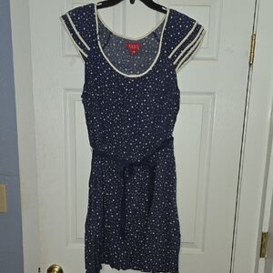 Elle Navy and White Mini Dress, L